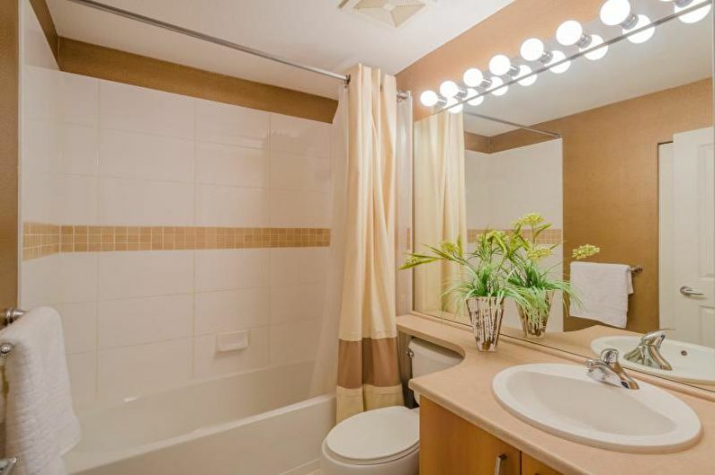 combined bathroom design