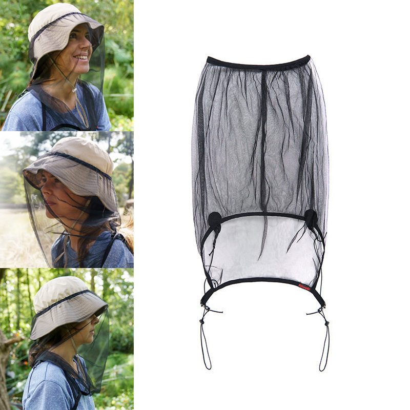  NH19F005-Z Anti Mosquito Insect Net Hat Máscara com capa protetora para proteger seu rosto do sol