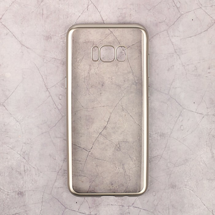 Samsung Galaxy S8 + için Deppa Gel Plus Kılıf - Gümüş