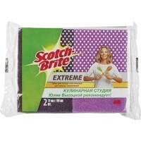 Scotch-Brite mosogatószivacsok. Extrém, 70x109 mm, 2 db