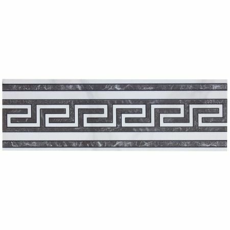 Cordolo da pavimento " Alon" 43x13,7 cm colore grigio