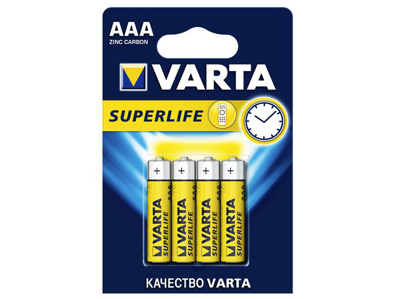 Batterij Varta Superlife R03 4BL 2003