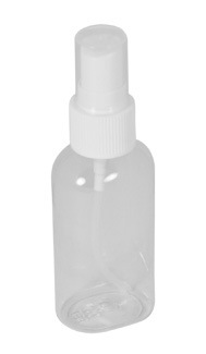  Átlátszó műanyag palack permetezővel 50 ml