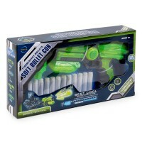 Játékkészlet Zöld fegyver: Blaster Z-22, 22 cm, fényhatásokkal