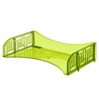 Horizontal field paper tray, color transparent green