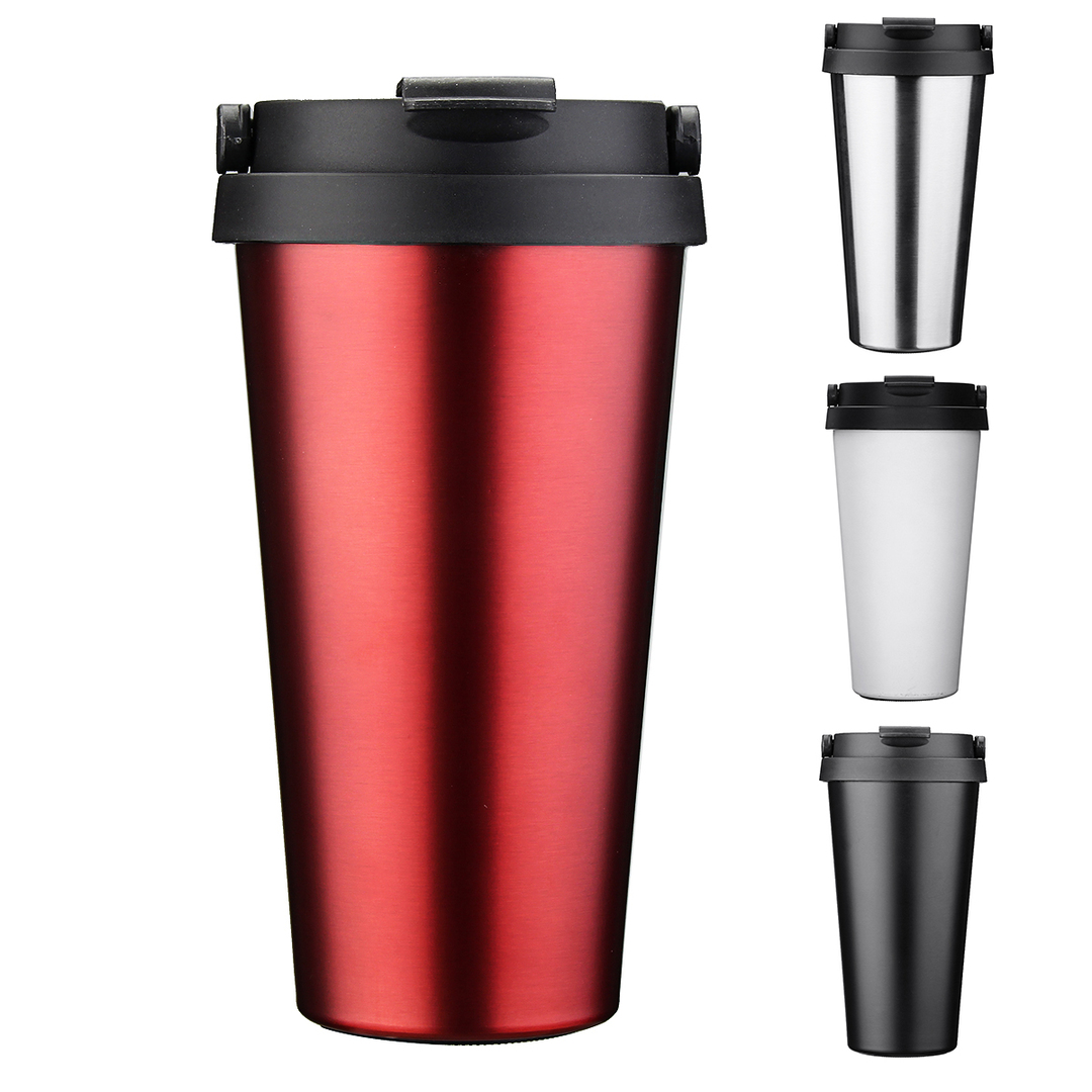  ml Outdoor tragbarer Edelstahl-Vakuumbecher mit Thermoskanne und Wasserflasche Tee-Kaffeetasse