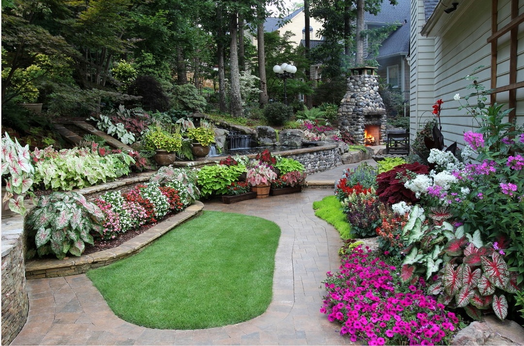 beautiful garden design photo