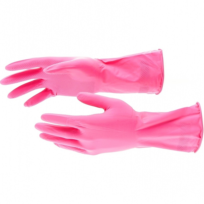 Household gloves, latex, S Elfe