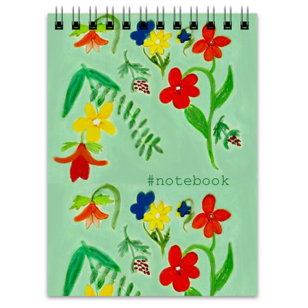 Printio Notepad nyári virágok