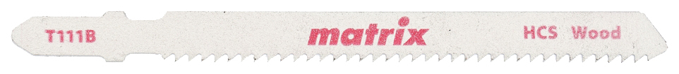 MATRIX stikksagblad til tre 3 stk T111B, 75 x 2 mm HCS 78225