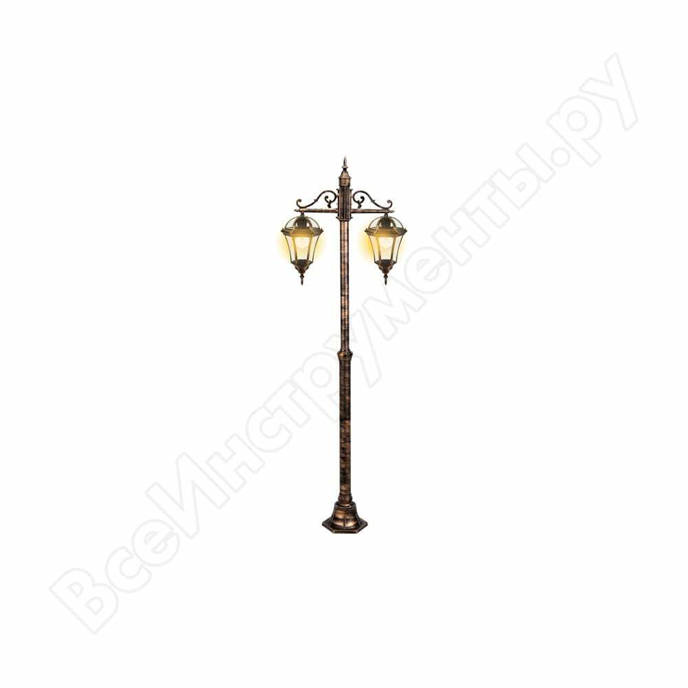 Hage- og parklampe duwi venezia søyle 2x60w, 2300mm 24264 2