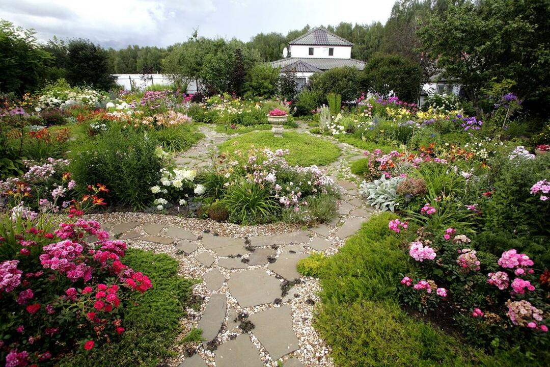 Eskimo dizains dārza ainavā