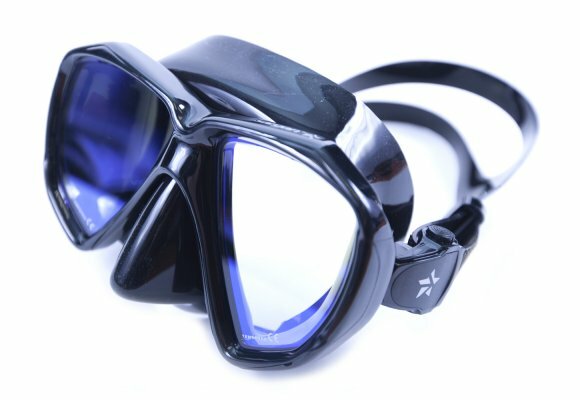 Mask Underwater Sargan Neman Black (Black Silicone) Enlightened Lenses