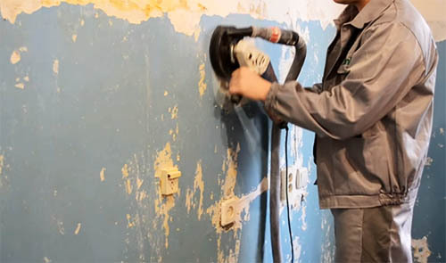 How to properly remove paint from walls - steps and finishing