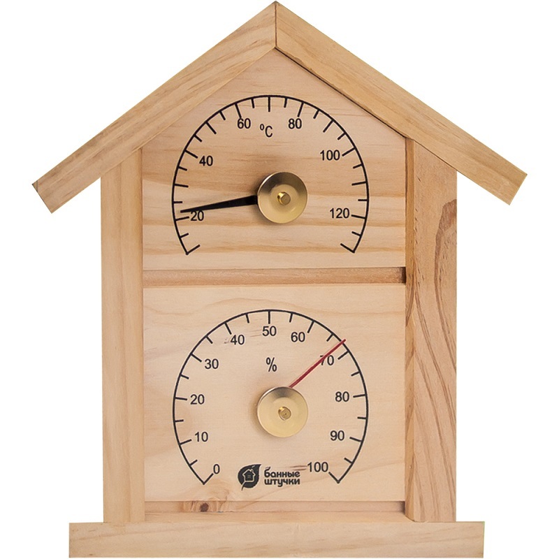 Thermohygrometer für Bäder und Saunen Badestation DOMIK 23,6 * 22 * ​​1,9cm 18023
