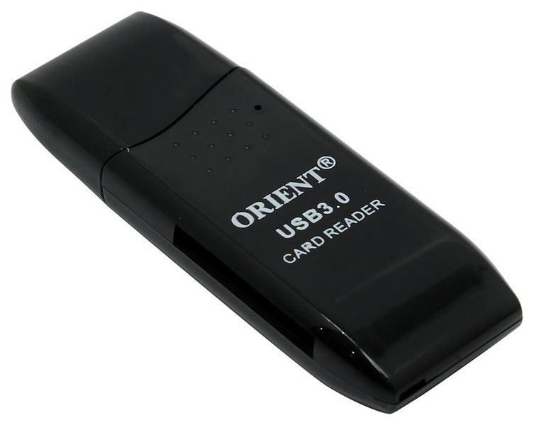 Bralnik kartic ORIENT CR-017B USB 3.0, črn