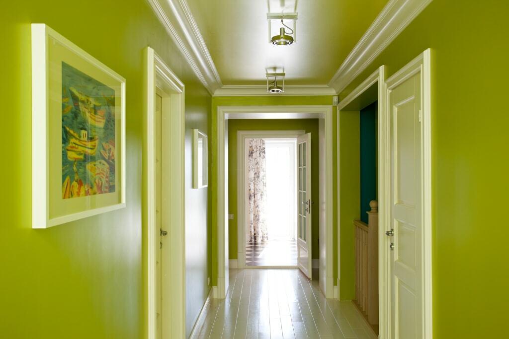 hallway in a private house painting photo