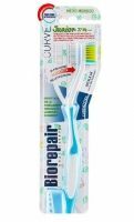 Biorepair Curve Junior - Böjd tandborste för barn från 12 år, 1 st