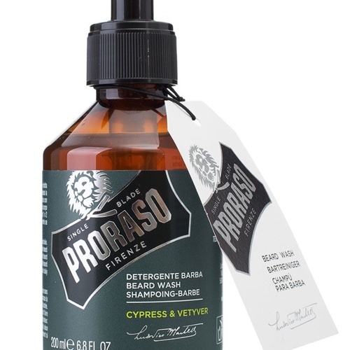 Cypress # a # Vetyver šampón na fúzy 200 ml (Proraso, Care)