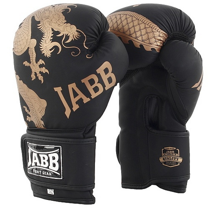 Boxerské rukavice Jabb JE-4070 / Asia Bronze Dragon Black 8oz