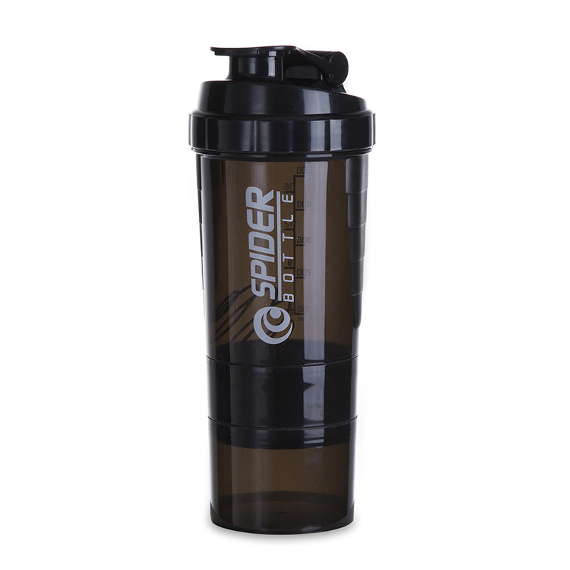  Bottiglia d'acqua per bicicletta Proteine ​​in polvere Shaker Bottiglia Milkshake Senza BPA