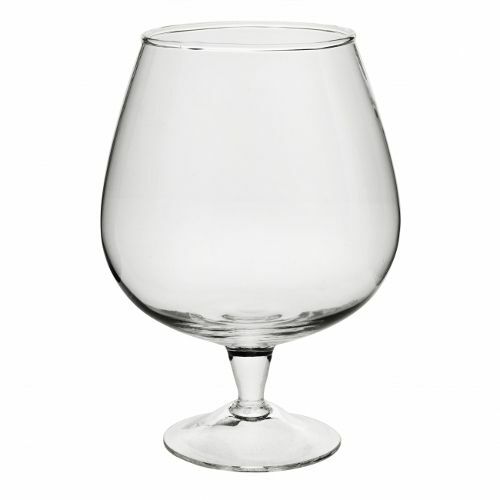 Vaza Akvarij Art Glass Brandy - kozarec na nogi 2L