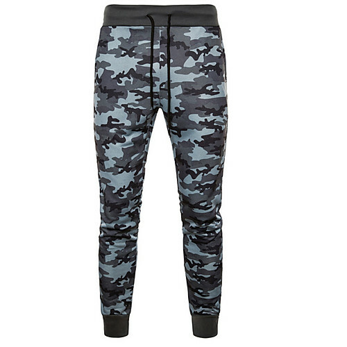Husband. Cotton Slim Pants Trousers - Camouflage Green