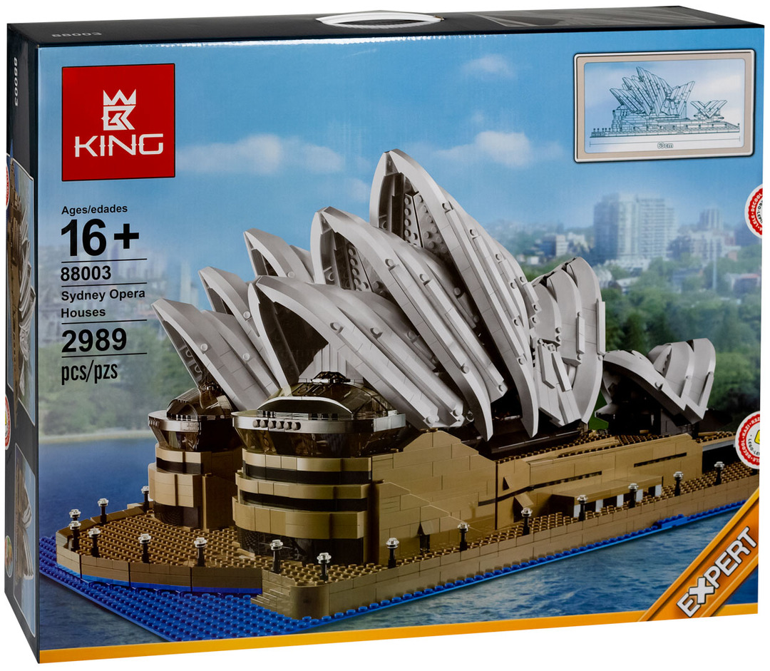 Építési készlet LEPIN KING 88003 Sydney Operaház