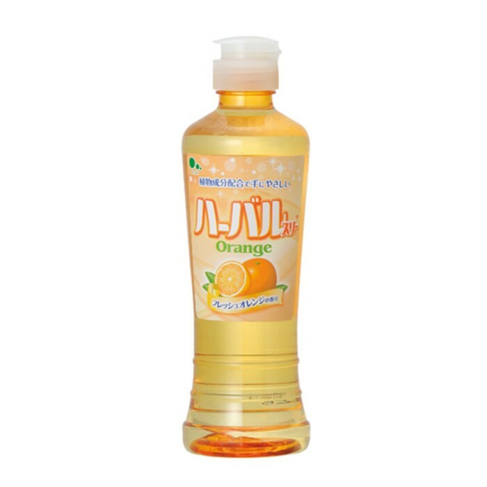 Mitsuei koncentrált mosogatószer folyadék, gyümölcs és zöldség, narancs illatú, 270 ml