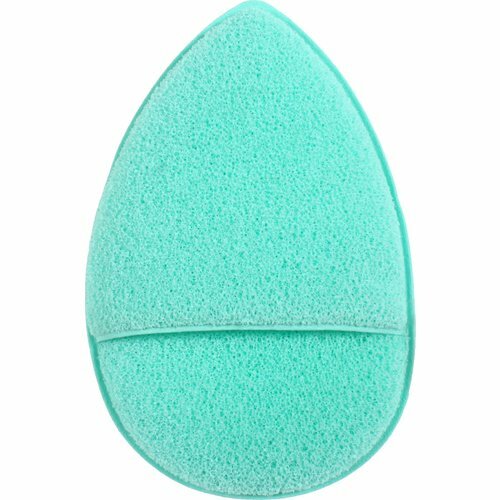 Facial wash sponge, turquoise