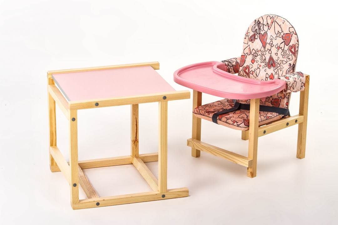 sedia di legno morbido per bambini