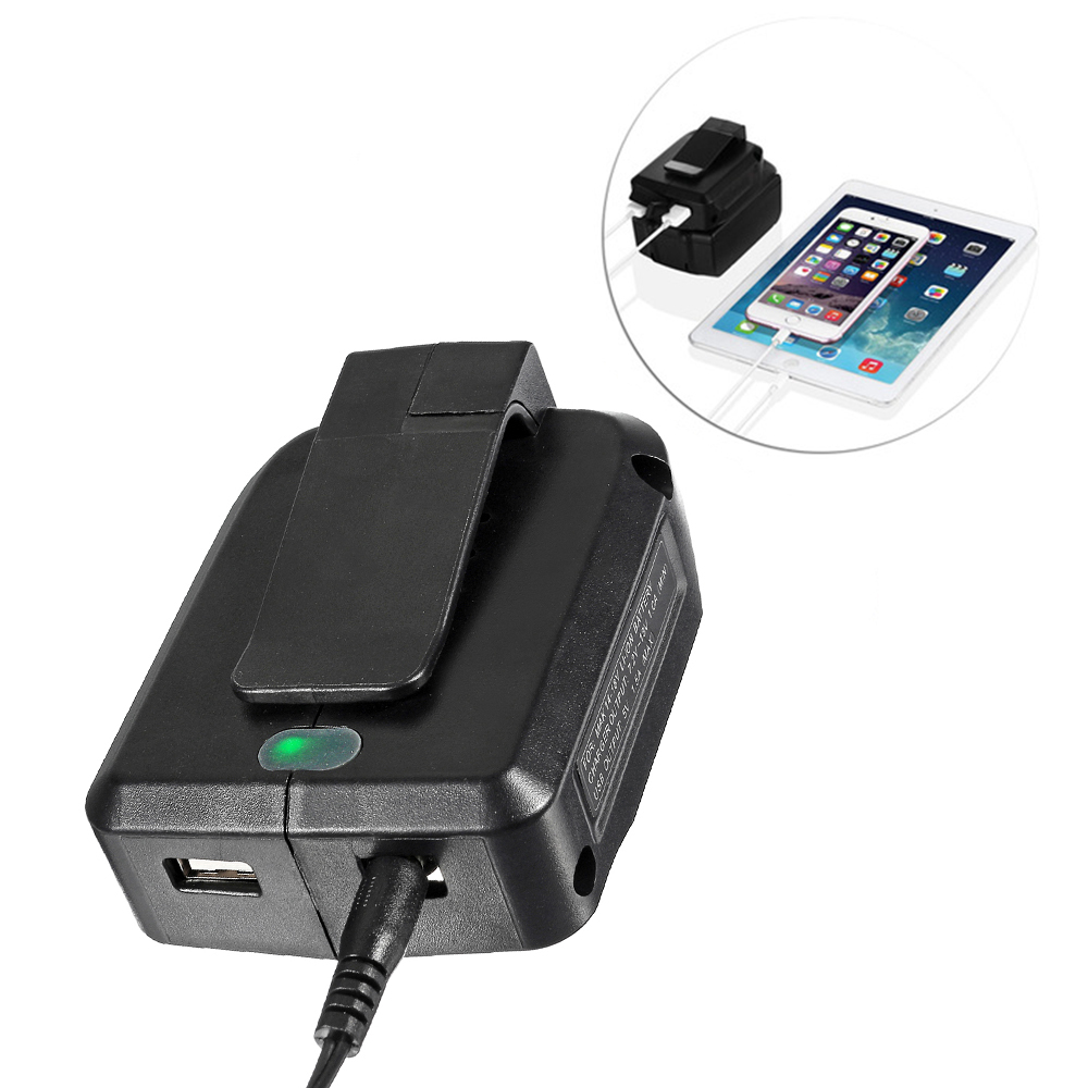 Caricabatteria con uscita USB per batteria per utensili elettrici Makita BL1430 BL1830