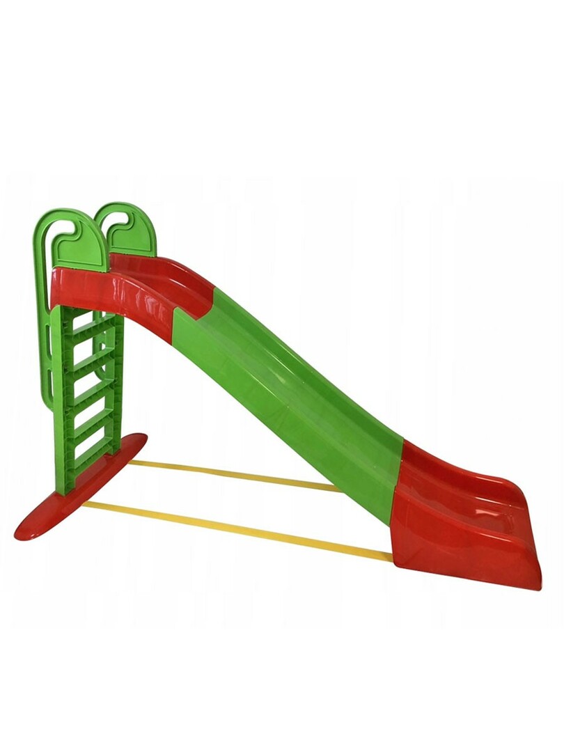 Doloni grøn-rød rutsjebane til børn, 240х114 cm