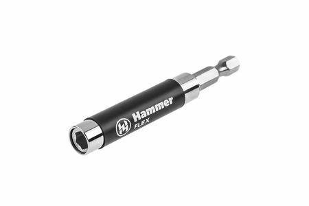 Magnetický držiak bitov HAMMER FLEX 203-205 1/4 palca, 80 mm, výsuvný
