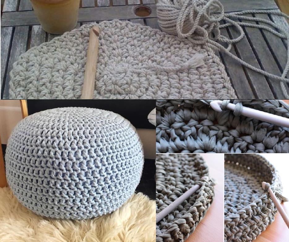 knitting padded stools