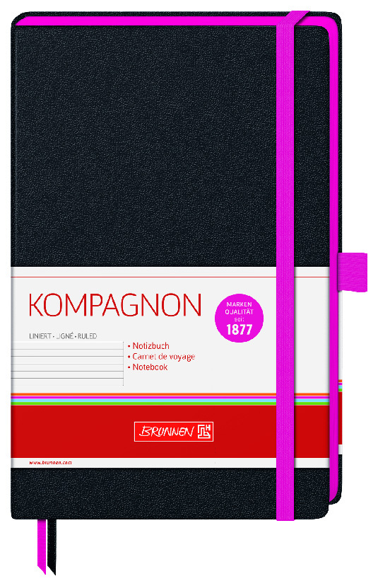 Brunnen Notebook Companion Trend, 12.5x19,5 cm, Mirador, krem ​​(kafes)