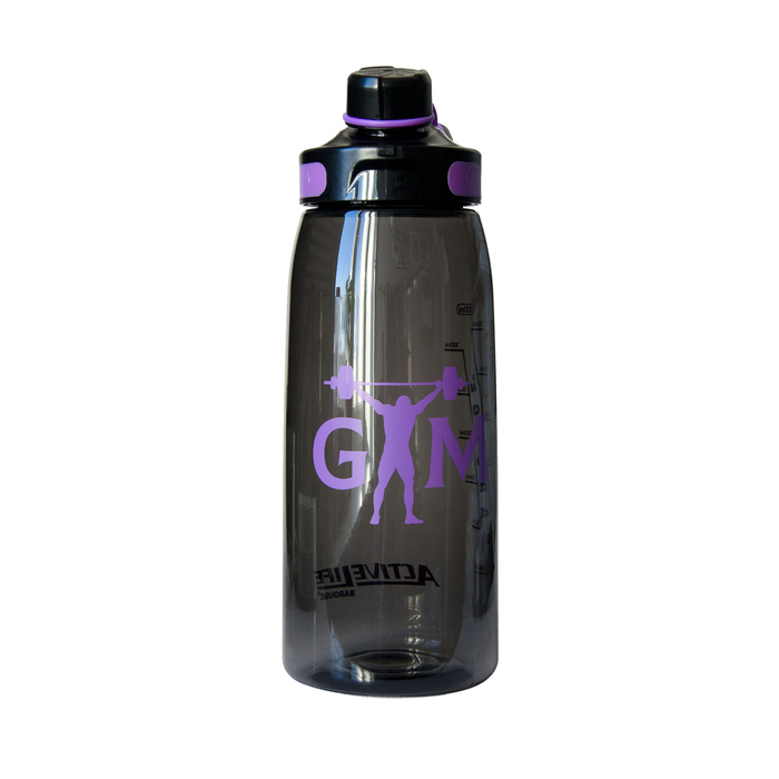 Botella de agua activa activa 900 ml, violeta