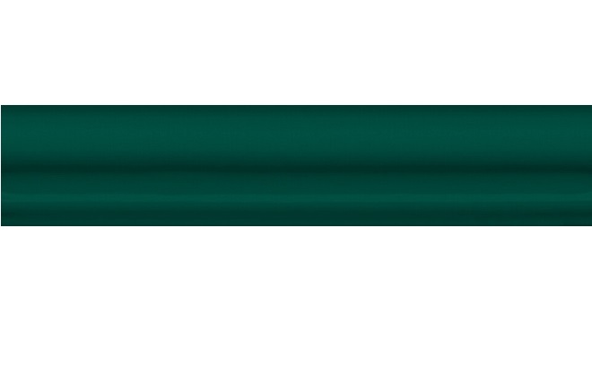 Ladrilhos cerâmicos Kerama Marazzi Clemenceau BLD035 borda baguete verde 3x15