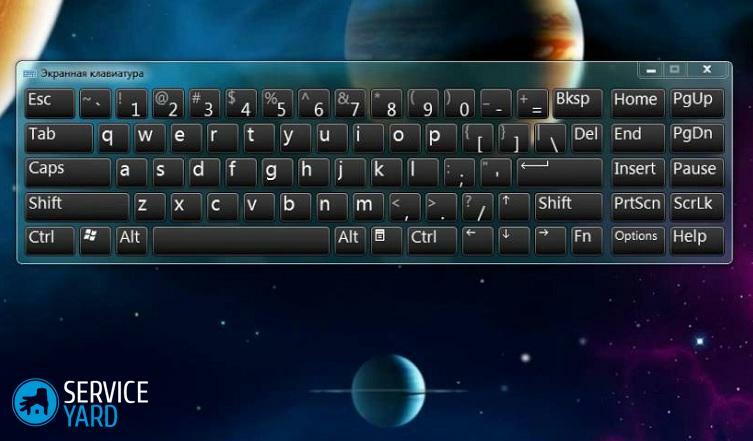 How to install the onscreen keyboard on a computer?