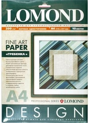 Lomond -paperi 0927041 A4 / 200g / m2 / 10l. matta \