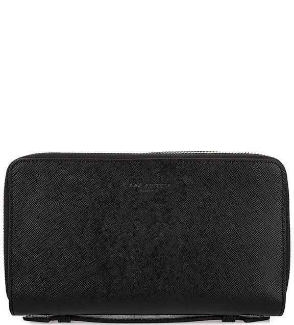 Man's purse Lancaster 110-15 noir, black