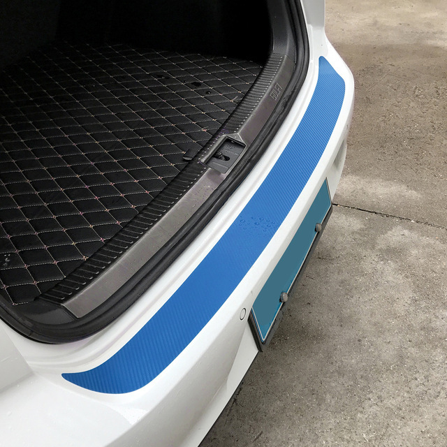 Arka Tampon Araba Çıkartmaları Koruyucu Ped 7 Renk VW Golf MK6 GTI R20 Için