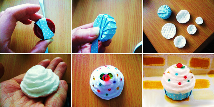 Proces voor het maken van cupcakes