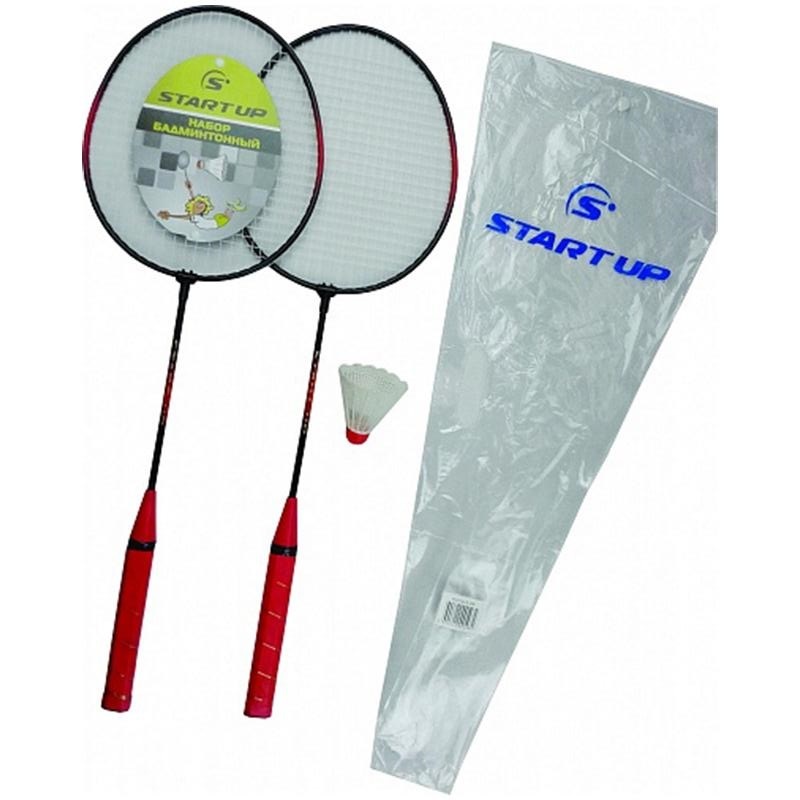 Conjunto de badminton Start Up R-206 2 raquetes, peteca, estojo