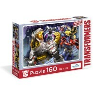Puzzle Transformers. Battle + klistermærker (160 elementer)