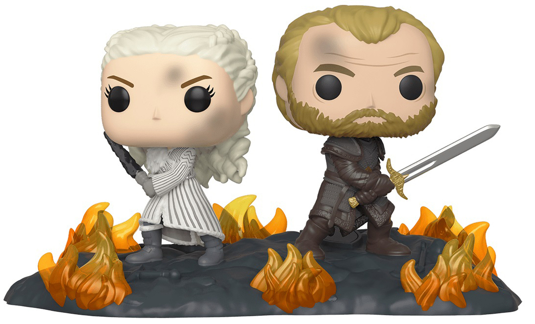 Funko POP: Game Of Thrones - Movie Moments - Daenerys # y # Jorah en la batalla de Winterfell Figura de acción