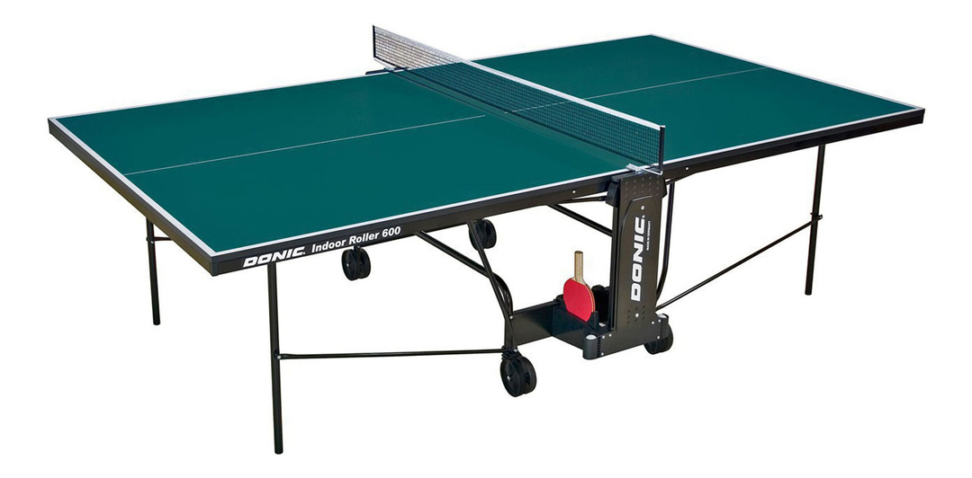 Tennis table Donic Indoor Roller 600 green, with net
