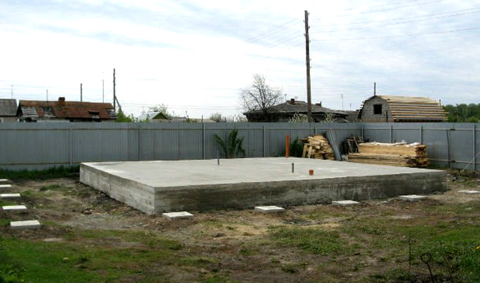 Fundering " betonplaat"