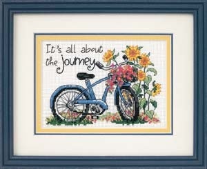 Dimensions embroidery kit art. DMS-65017 Travel 18x13 cm