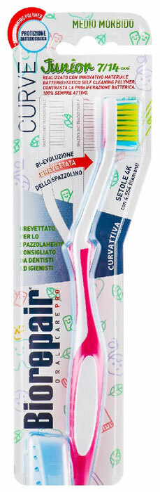 Cepillo de dientes curvo para niños a partir de 12 años